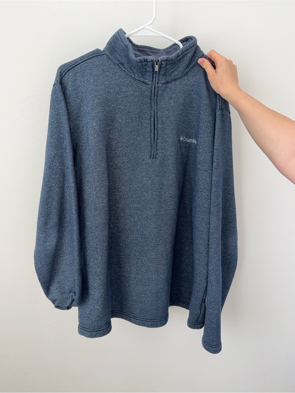 Columbia Men's Quarter-Zip Fleece Pullover - Blue